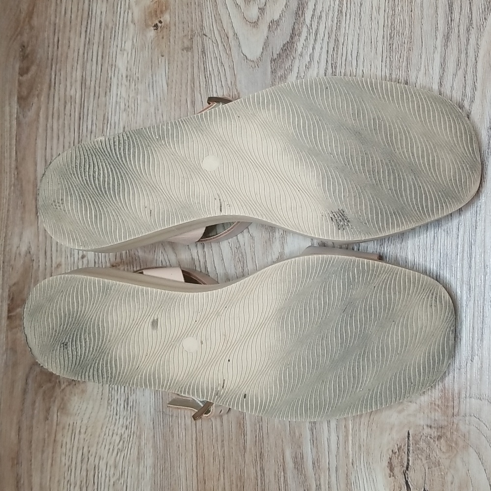 Seychelles Note To Self Anthropologie Womens Open Toe Ankle Wrap Flat Tan Sandal - Picture 11 of 11